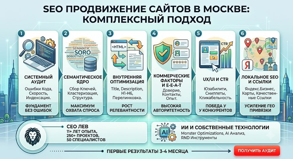 SEO продвижение в Москве